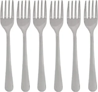 12x RVS Gebaksvorkjes 14 cm