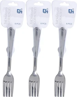 18x RVS Taartvorkjes 14 cm
