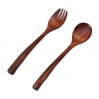 2-delige set lepel en vork 32 cm