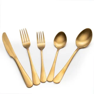 20-delige gouden bestekset