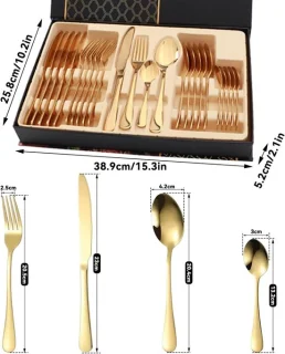 24-delig bestekset van RVS