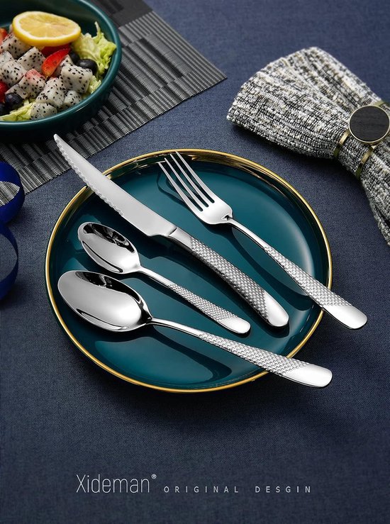 24-delige bestekset zilver 18/10 roestvrij staal voor 6 personen review