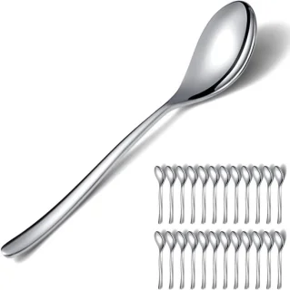 24-delige RVS eetlepels 20 cm