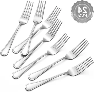 24-delige set RVS tafelmessen 20 cm
