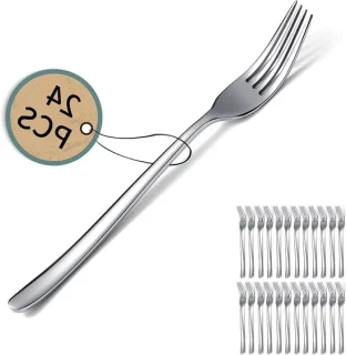 24-delige set RVS tafelvorken