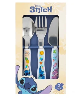 3 delig bestek set Stitch - roestvrij staal