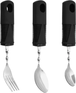 3-delige RVS bestekset - vork, lepel, theelepel