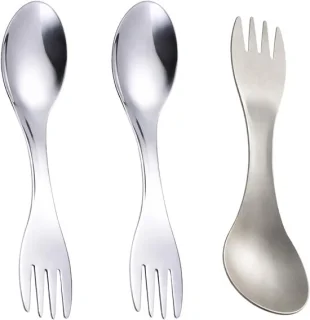 3-delige vork-lepelset