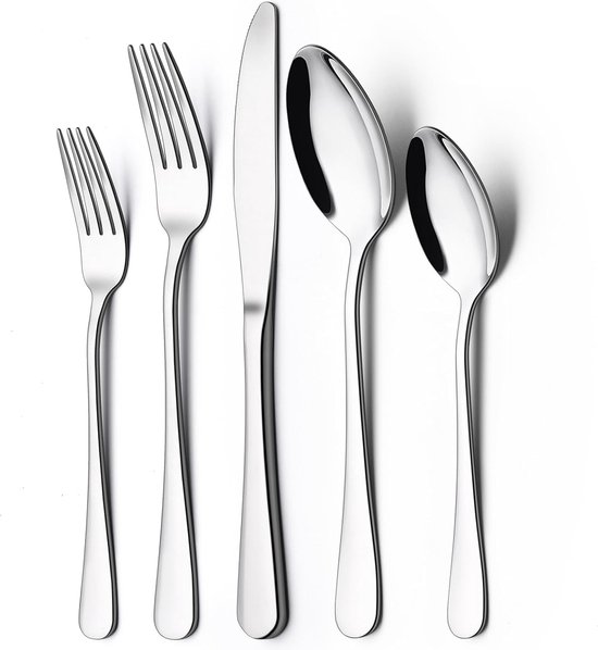 30-delige Bestekset RVS voor 6 Personen review