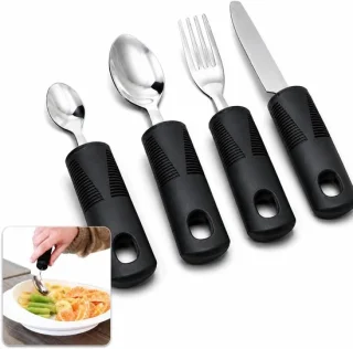 4-delige Easy Grip-bestekset