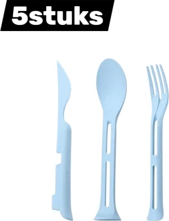 5-delig Kinderbestek - Blauw