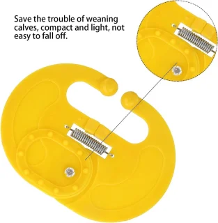 5PCS ABS Cow Suction Preventer Yellow