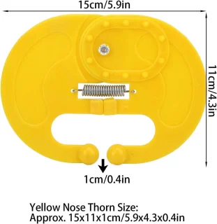 5PCS ABS Cow Suction Preventer Yellow