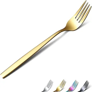 6-delige gouden dinervorken