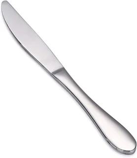 6 stuks tafelmessen roestvrij staal 23 cm