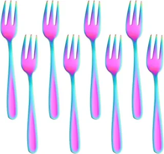 8-delige set RVS dessertvorken