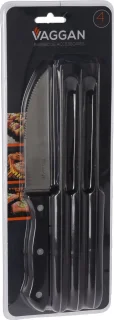 8x RVS steakmessen 33 cm set