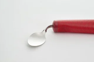 Aangepast dik bestek 4-delig rood Alzheimer
