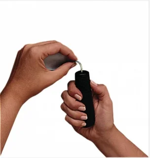 Aangepast dik bestek 4-delig zwart met soft grip
