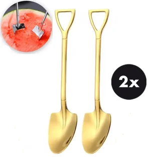 Actie4you® Gebakschep Goud - 2 stuks