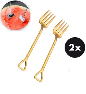 Actie4you® Gebakvork Goud 2 stuks