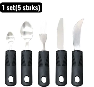 Adaptief Eetgereedschap Set - Visbestekset 5-delig
