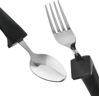 Adaptive Utensils Bestekset 4-delig roestvrij staal (mes, vork, 2 lepels)