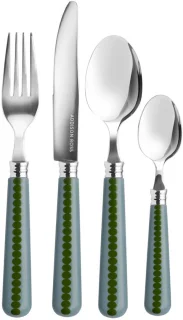 Addison Ross bobbin bestekset Chambray & Khaki – besteksets