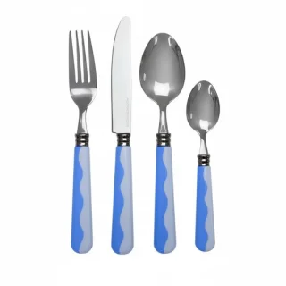 Addison Ross Wave bestekset 16-delig periwinkle / pale blue