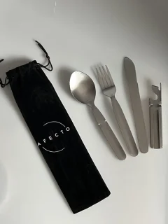Afecto RVS bestekset to go compact