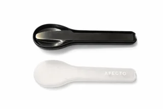 Afecto RVS bestekset To Go - zwarte box