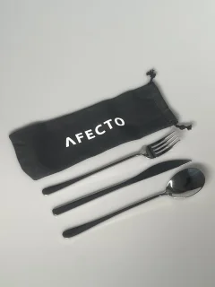 Afecto RVS bestekset to go