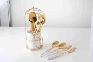 Al Sie Bestekset 12-delig Wit Goud