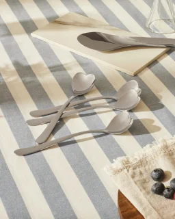 Alessi Big Love ijslepels set 4