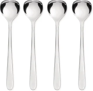Alessi Big Love ijslepels set 4