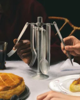 Alessi Conversational Objects bestek set by Virgil Abloh