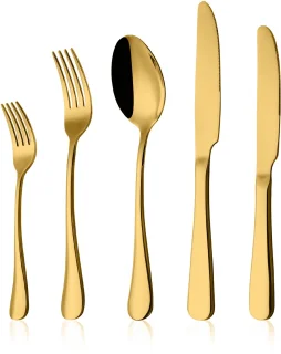 Alheco 8 persoons bestekset 40-delig goud
