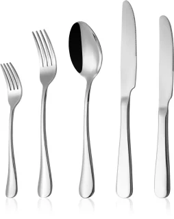 Alheco Bestekset 8 Personen 40-delig Zilver