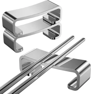 Allecto plus rvs eetstokjeshouder 3 stuks