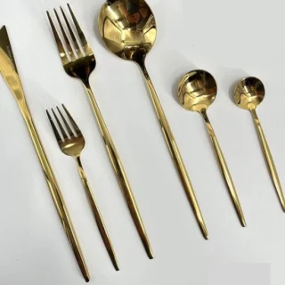 Almina Anna Bestekset 36-delig Goud