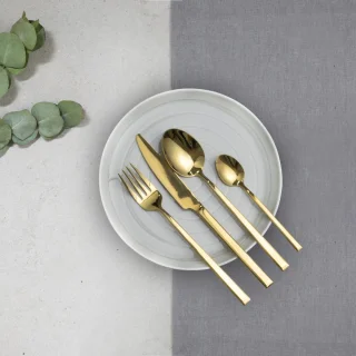 AMBITION Como Gold bestekset 24-delig (6 personen)