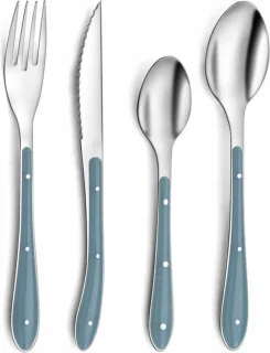 Amefa Bistro Bestekset 24-delig Blauw Metaal