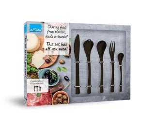 Amefa Celebration Tapas Bestekset 10-delig Zwart