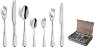 Amefa Drift 84-delige Bestekset RVS 12 Personen Zilver