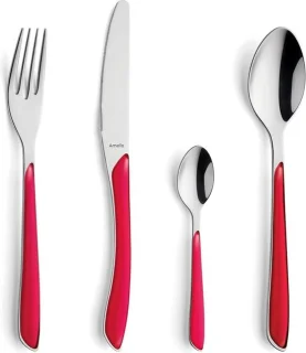 Amefa Eclat Matt Raspberry 24-delige bestekset 6-persoons