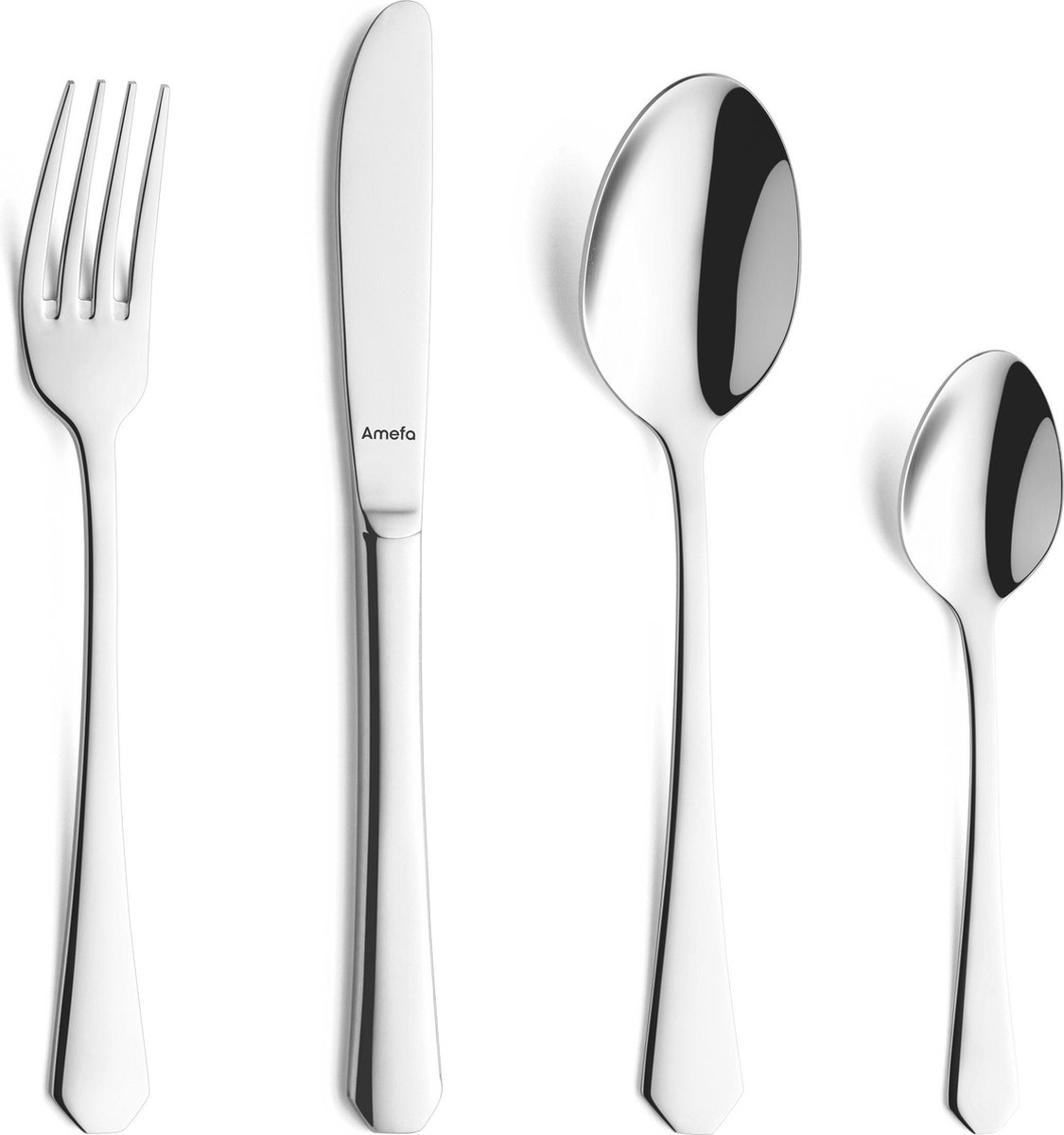 De Amefa Hexa 24-delig bestekset voor 6 personen in één oogopslag