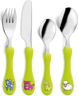 Amefa Kinderbestekset 4-delig RVS Fuchsia