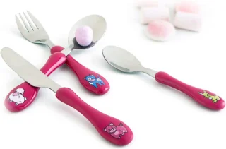 Amefa Kinderbestekset 4-delig RVS Fuchsia