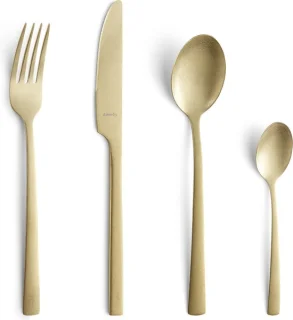 Amefa Manille 16-delige bestekset Stonewash Champagne