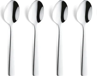 Amefa Moderno Koffielepels 4 Stuks